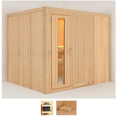 Bild Sauna »Gitte«, (Set), ohne Ofen beige