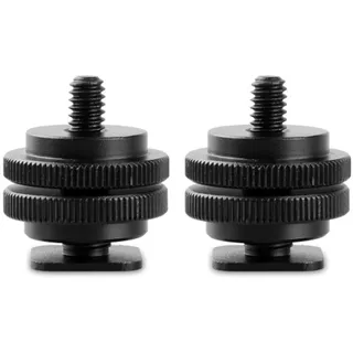 SmallRig 1631 Cold Shoe Adapter Pack, Video Zubehör, Schwarz