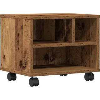 vidaXL Druckerständer Altholz 41 x 32 x 34,5 cm Holzwerkstoff - Braun