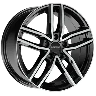 Dezent TR dark black/polished front 7.5Jx18 5x112 ET50