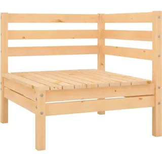 vidaXL 3-Tlg Garten-Lounge-Set Massivholz Kiefer braun
