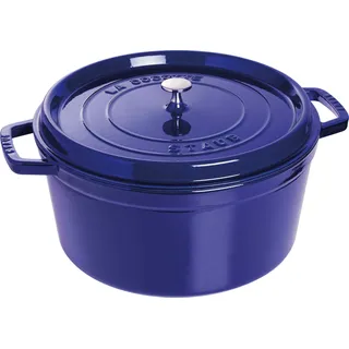 Cocotte 30 cm rund dunkelblau