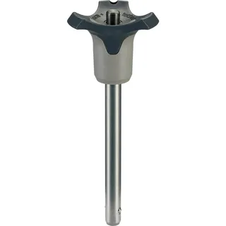 Kugelsperrbolzen, selbstsichernd, mit Kombigriff, ausscheidungsgehärtet | d1=8 mm / l1=30 mm/grau | 22380.0316