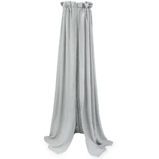 Julius Zöllner Voile Babybett-Baldachin Grau Baumwolle, Polyester