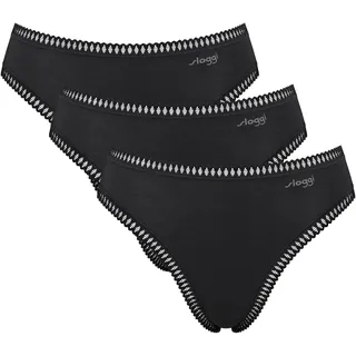 SLOGGI GO Crush Slip 3 St. Schwarz L