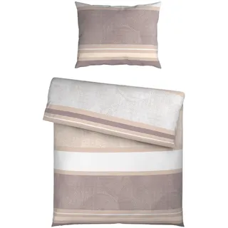 Esposa Bettwäsche , Grau , Textil , Streifen , 140x200 cm , pflegeleicht, atmungsaktiv, schadstoffgeprüft , Heimtextilien, Bettwäsche & Leintücher, Bettwäsche, Satin-Bettwäsche