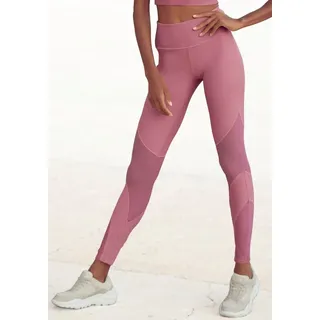 LASCANA ACTIVE Leggings mit Ripp-Details rosa