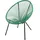 Gartensessel Dalida 73 x 73 x 93 cm grün 2 St.