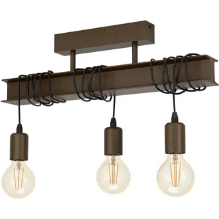 EGLO Townshend 4 3-flammig antik-braun