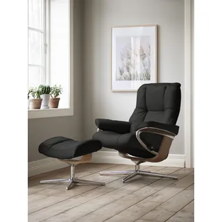 Stressless® Relaxsessel »Mayfair«, mit Cross Base, Größe S, M & L, Holzakzent Eiche schwarz