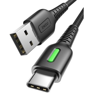 INIU USB C Kabel, Ladekabel USB C [1.8m/3.1A] Typ C Schnellladekabel Nylon USB A auf USB-C Handy Datenkabel für Iphone 16 15 Samsung S22 S21 Note 10 Google Pixel 7 iPad Pro Huawei Xiaomi 11 usw.