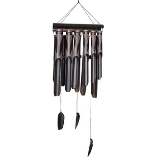 80cm Windspiel beruhigender Klang Feng Shui Bambus Wind Spiel Klangspiel