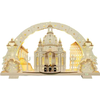 Tietze Erzgebirgsdegn LED Schwibbogen »Dresdener Frauenkirche exklusiv«