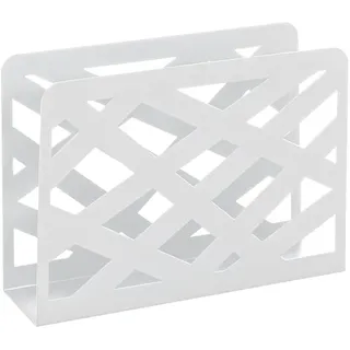 Haku-Möbel HAKU Möbel Zeitungsständer 44396 weiß Metall, DIN A4