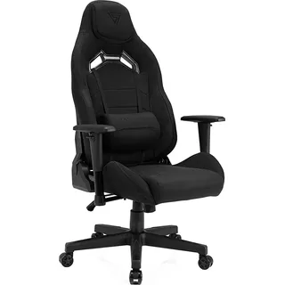 SENSE7 Vanguard Gaming Stuhl Schreibtischstuhl Ergonomischer Bürostuhl Ergonomisch Gamer Stuhl Gaming Sessel Gamingstuhl Schwarz Gaming-Stühle Gaming Chair Ergonomic Office Chair Drehstuhl 150 Kg - Schwarz