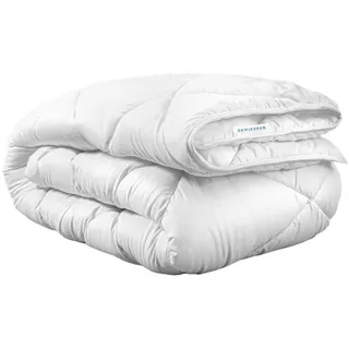 SCHIESSER Microfaserbettdecke Hygge leichte Ganzjahressteppdecke mit flauschiger Füllung" normal 1 Stk. tlg. STANDARD 100 by OEKO-TEX zertifiziert, weiß