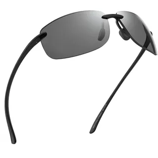 JIM HALO Sport Sonnenbrille Herren TR90 Randlos Damen für Fahren Golf | Polarisiert/Non Polarisiert,Leicht,17g/0.6oz,Rundum-Verpackung,Laufen,Angeln,Baseball