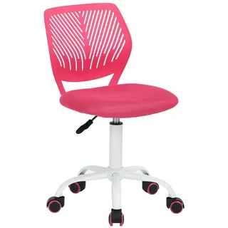 FurnitureR Bunter Schreibtischstuhl, moderner höhenverstellbarer Computerstuhl ohne Armlehnen, ergonomischer Drehstuhl für Kinderzimmer und Home Office