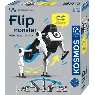Kosmos 621223 - Flip-Monster, Dynamic-Bot, Roboter-Bausatz, MINT-Experimentierkasten