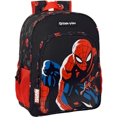 safta Mochila 33 cm Adapt. Carro Spiderman Hero