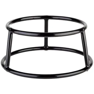 APS Multi Round, Tellerständer, Schalenständer, mit Antirutschbeschichtung (PVC), Ø 15,5 18 cm, Höhe 8 cm, Metall, schwarz