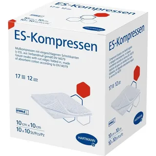 Hartmann ES-KOMPRESSEN steril 10 x 10 cm Großpackung 100 St.