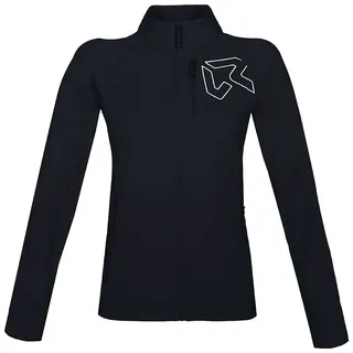 Rock Experience Arrows Mock Neck Fleece Mit Durchgehendem Reißverschluss - Caviar - M