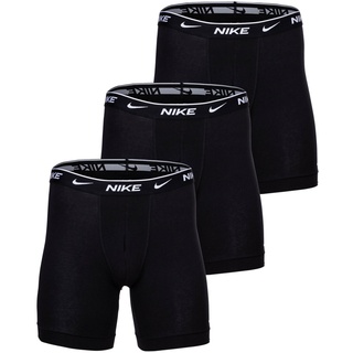 Nike Dri-FIT Essential Cotton Stretch Long Boxer Briefs black S 3er Pack