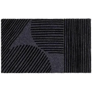 Astra Fussmatte AUßEN Power Flock , Anthrazit , Textil , 45x75 cm , Teppiche und Böden, Schmutzfangmatten, Fußmatten