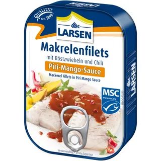 Larsen MSC Makrelenfilets In Piri-Mango-Sauce, 12 x 110g