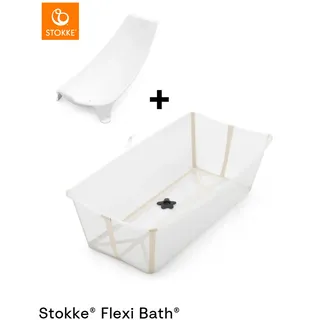 Stokke Flexi Bath® XL Bundle Sandy Beige inkl. Newborn Support, Beige