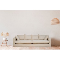 Bild Big-Sofa »Coray«, extra weich und kuschelig, Füllung mit Federn und Daunen beige