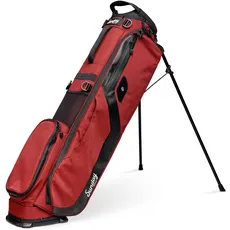 Sunday Golf EL Camino Tasche – Leichte Tasche mit Gurt und Ständer – Einfach zu tragen – Par 3 und Standardkurse, 3,9 Pfund (Ron Burgundy)