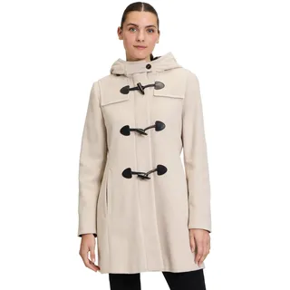 Gil Bret Dufflecoat, mit Wolle und Kapuze, beige