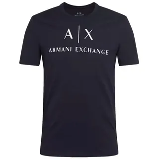 Giorgio Armani Armani Exchange Herren T-Shirt '8NZTCJ' - Weiß,Dunkelblau - XL