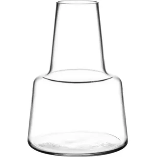 Holmegaard Vase mittel Hals H12 cm Flora aus mundgeblasenem Glas, klar