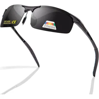 Polarisierte Sportsonnenbrille Ultraleichtes Metall UV400 Uni