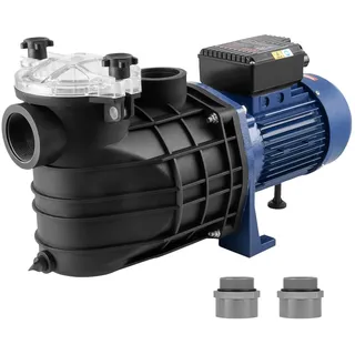 Vevor Schwimmbadpumpe, 2,5 PS, 120 GPM max. Durchfluss, Einzelgeschwindigkeits-Filterpumpe, 220 V, 2850 U/min, 16 m max. Förderhöhe, Poolpumpe mit Filterkorb, für Aufstellpools, Whirlpools, Spas