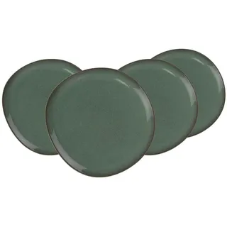 Villeroy & Boch 1042952910 Serviergeschirr grün Rund Servierplatte "Servierplatten Lave ø 32 cm 4er Set", vert