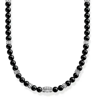 Thomas Sabo Kette Elemente Onyx Silber