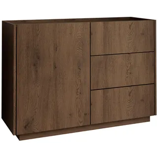 Mirjan24 Mirtu 100 x 75 x 40 cm Nussbaumfarben / Braun