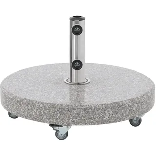 Doppler Schirmständer Granit 70 kg Grau