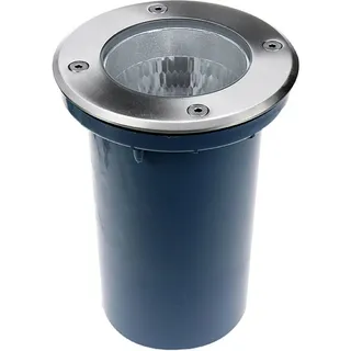 Heitronic Bodeneinbaustrahler Edelstahl 20,3 cm E27 grau