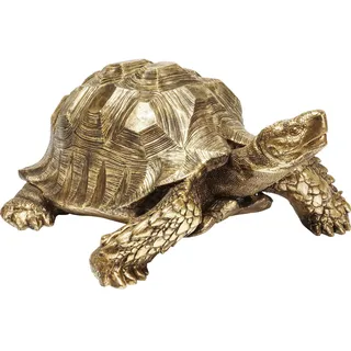 Kare DESIGN Deko Figur Turtle 30142 Polyresin Gold