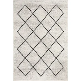 Webteppich Bolonia Ornament-Muster Läufer modern Polypropylen Öko-Tex 100 Teppich in creme-grau, 120 cm x 170 cm