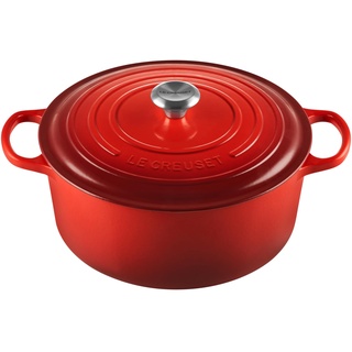 Le Creuset Signature Bräter 30 cm rund kirschrot