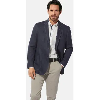 Jerseysakko BABISTA "Jersey-Sakko TAMIRO", Herren, Gr. 60, blau (dunkelblau), Obermaterial: 47% Viskose Birla CV Birla. 45% Baumwolle CO. 7% Polyamid ECONYL PA ECONYL. 1% Elasthan EL., Sakkos Jerseysakko