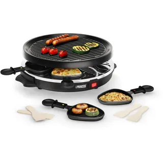 Princess Raclette 6 Grill Party Ø30 cm schwarz
