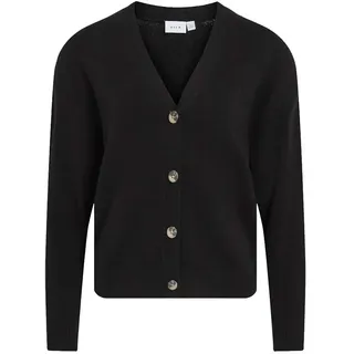 Vila Ril Strickjacke - Black - M