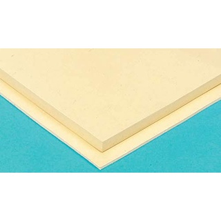 RS PRO Gummimatte Natürlich, Beige, 1m x 10mm x 1m